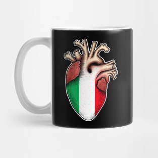 I love Italy,human heart anatomy ,I love my heart Mug